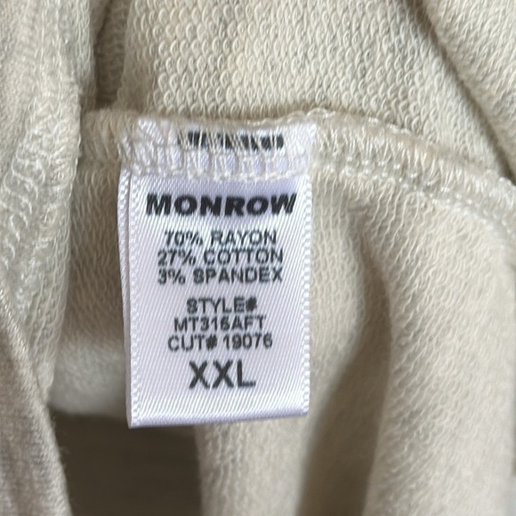 NWT Monrow Supersoft Crew Neck Sweatshirt Size 2X - Picture 4 of 6